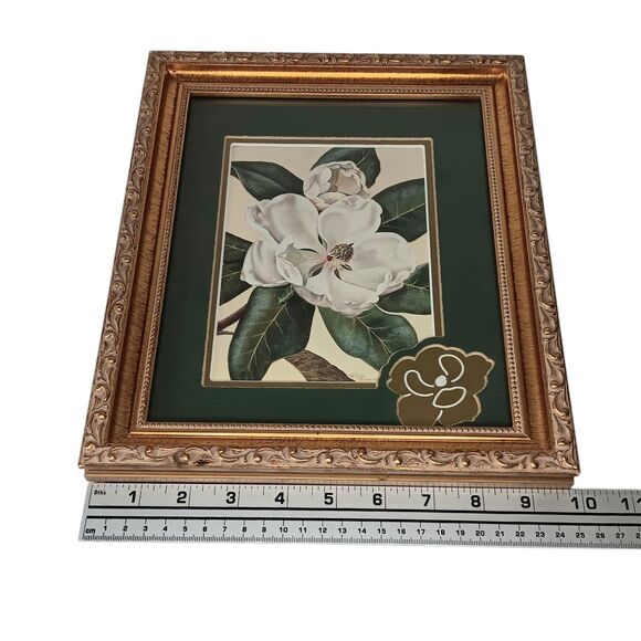 VTG Afternoon Magnolia Print By Waltraud Fuchs von Schwarzbek Matted & Framed - Picture 14 of 16